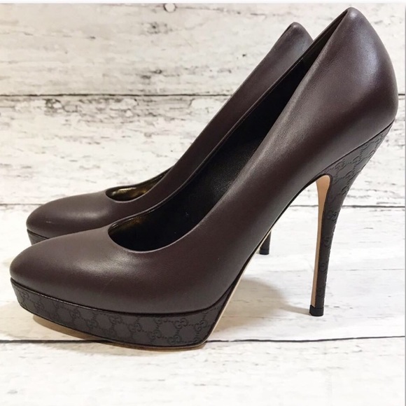 Gucci Shoes - GUCCI Guccissima Heels